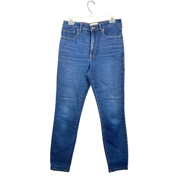 Everlane High Rise Medium Wash Jeans Blue Size 30R - Picture 2 of 9
